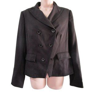 Magaschoni Collection Grosgrain Trim Six Button Short Tux Style Ladies No Sz Tag